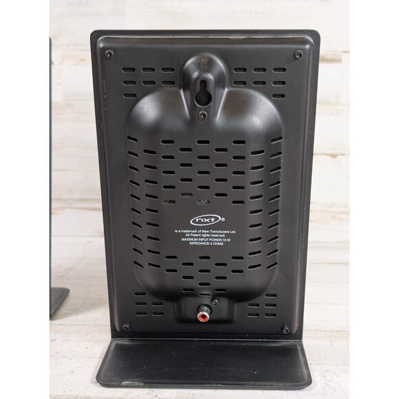 Pair 2 Teac NXT Hi-Fi Flat Thin Panel Speakers 4 Ohm 10 Watt RCA Black 5.5" x 9" - Picture 3 of 8